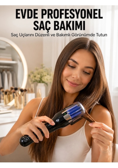 Rh-6668 Taşınabilir Şarjlı Saç Kesme Makinesi Elektrikli Kişisel Bakım Aleti Yeni Nesil