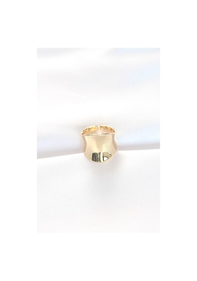 Ezoconcept Gold Renk Ayarlanabilir Kavisli Ayna Yüzük Çok Renkli