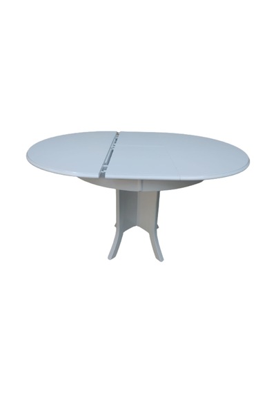 Bengimobilya Masa Baba Kutu Ayak Parlak Beyaz Model Boya 90 Cm Tabla Açılır It