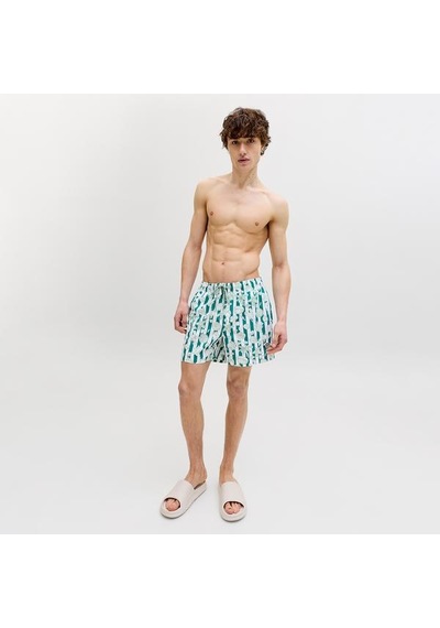 Jack&jones Jack Jones Şort Mayo Maui Vibes Novelty Aop Yeşil
