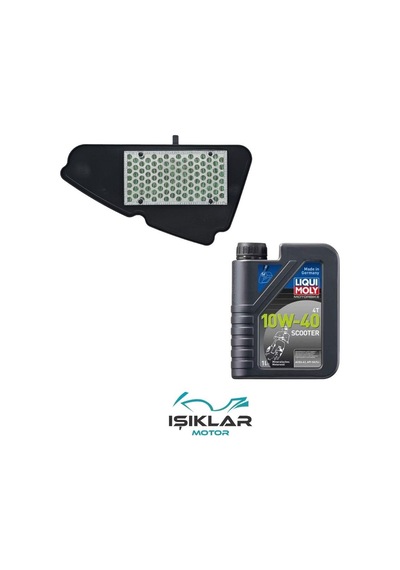 Honda Dio 110 Liqui Moly Yağ Ve Hava Filtre Bakım Seti Bs0011