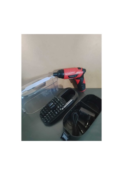 54 Parça Darbesiz Şarjlı Tornavida Akülü Vidalama 3.6v 1.5ah 210rpm Lı-ıon 1.5 - 1.9 Ah 4.8 Volt