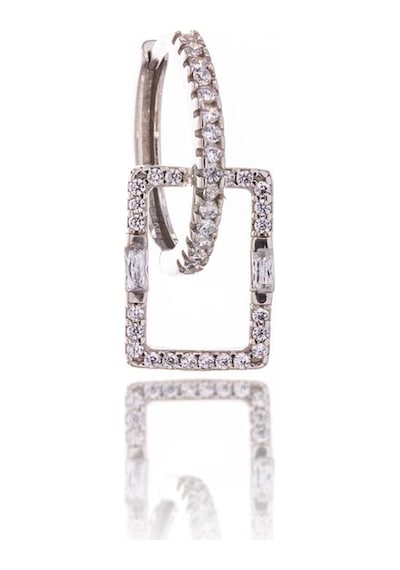 Duru Gümüş Küpe-364 Silver