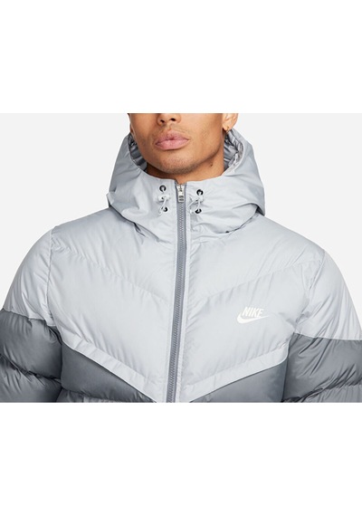 Erkek Günlük Mont Fb8185-077 M Nk Sf Wr Pl-fld Hd Jkt Gri Gri