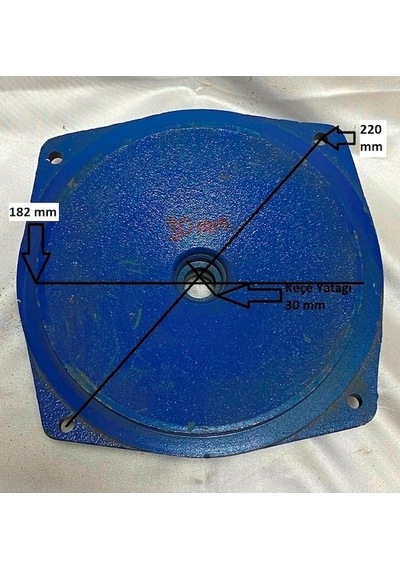 1.5 Hp Salyangoz Santrifüj Pompa Arka Ara Gövde-yedek Parça