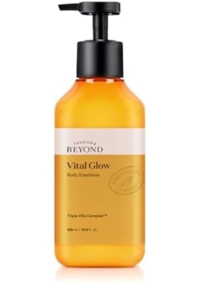 Glow Body Emulsion Vitamin C B3 E Aydınlatıcı Nemlendirici Vücut Losyonu 500 Ml