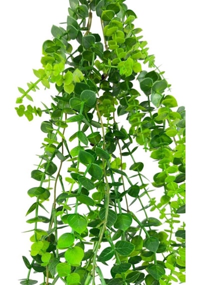 Yapay Çiçek Sarkan Okaliptus Şimşir Yapay Sarmaşık Sarkan Çiçek 90cm Yeşil