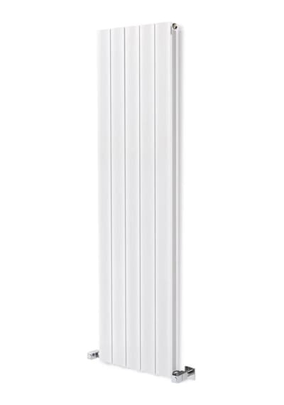 1200 x 395mm Yüksek Isı Kapasiteli Dekoratif Amber  Dikey Aluminyum Beyaz Radyatör