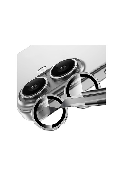 Apple Uyumlu iPhone 16 Plus Mkst Mikro Kamera Lens Koruyucu - Yeşil Yeşil