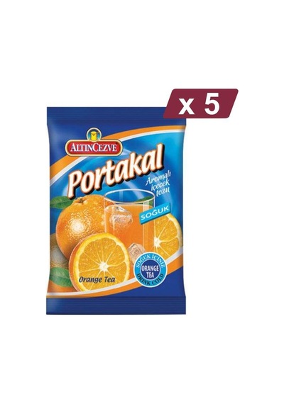 Altıncezve Portakal Aromalı İçecek Tozu Soğuk 5 x 450 G