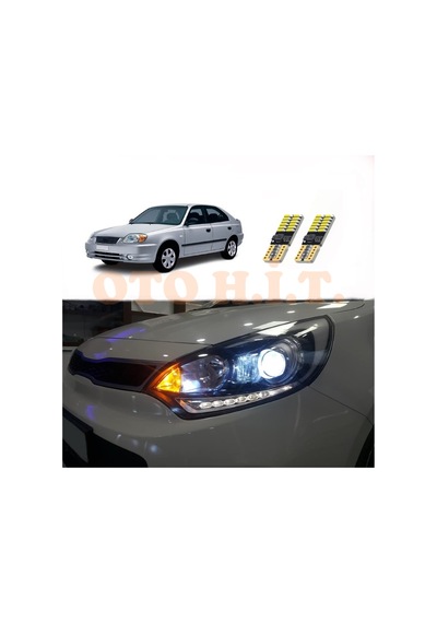 Hyundai Accent Admire Uyumlu Park Ampulü Beyaz Led Aydınlatma Ampulü Canbus'li