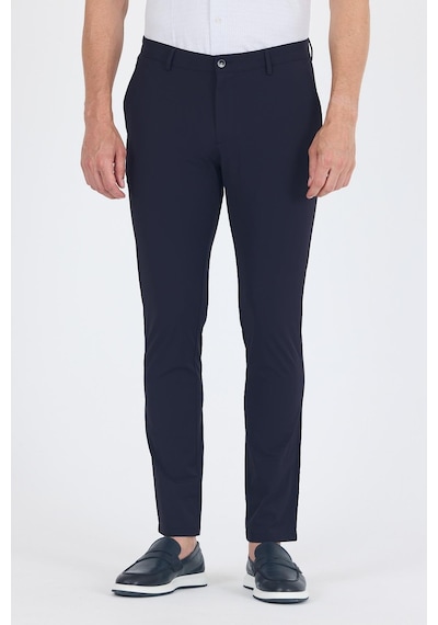 İmza Lacivert Yandan Cepli Casual Slim Fit Pantolon 1003250164 Lacivert