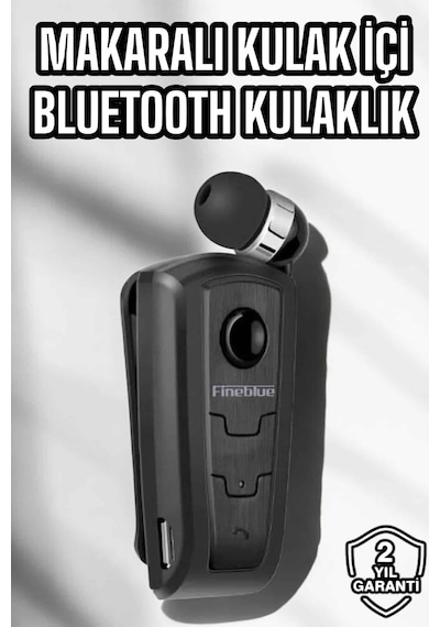 Makaralı - 829 - Bluetooth Kulaklık Kulak İçi Android İos - Flzdgnkr - Uyumlu Titreşimli