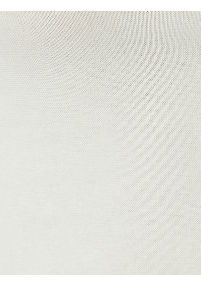 Koton Biyeli İnce Askılı Slim Fit Kolsuz Crop Atlet Ekru 5sal30103ık Ekru