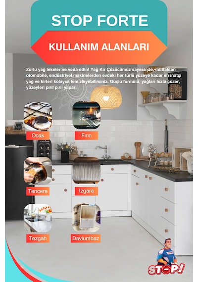 Stop Forte Yağ & Kir Çözücü