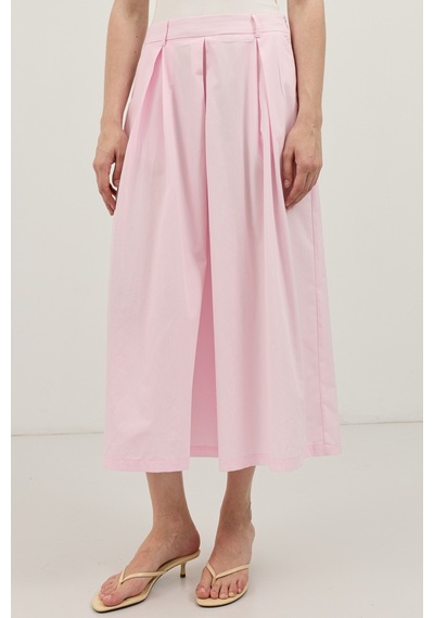 Antioch Pileli Culotte Pantolon Pembe