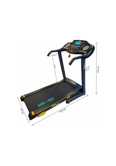Pasifik Koşu Bandı - 2.25 Hp, Katlanılabilir, Kolay Kurulum, Led Gösterge, 0.8-14 Km/sa