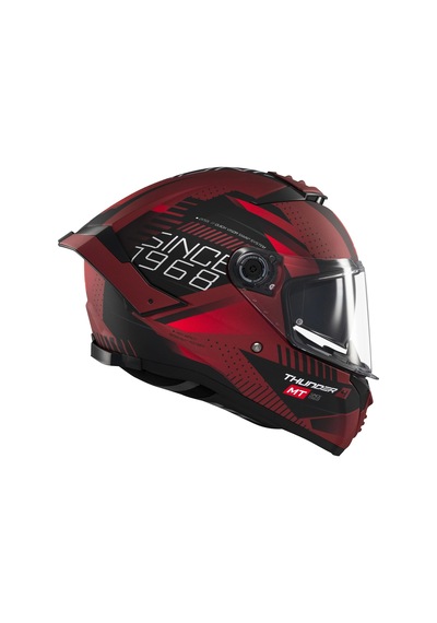 Mt Thunder 4 SV Luminence D5 Kask Mat Kırmızı
