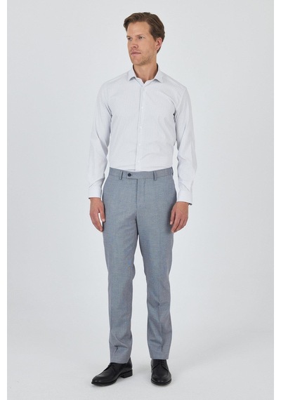 İmza Koyu Mavi Esnek Yandan Cepli Comfort Fit Classic Pantolon 1003250151 Koyu Mavi