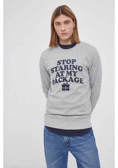 Jack & Jones Jack Jones Erkek Sweatshırt 12198356-grey Gri
