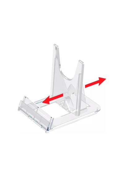 Magazin Cennikov Ürün İçin Evrensel Şeffaf Stand, 4 Adet. 216153768 Beyaz