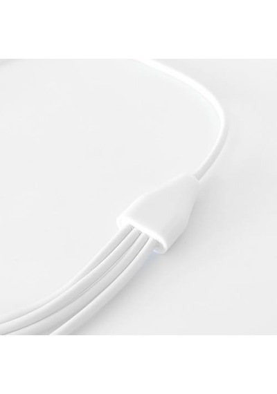 4 İn 1 Usb Tip-c Şarj Kablosu Çoklayıcı, Beyaz, 1 Metre, Çoklu Cihaz Şarj Kablosu Diğer