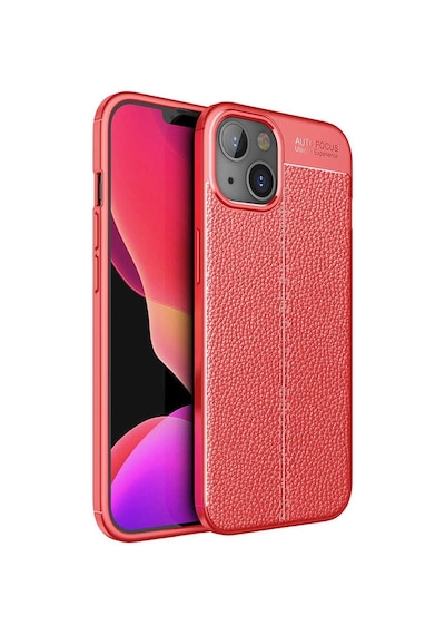 Apple Uyumlu iPhone 13 Mini Kılıf Deri Görünümlü Renk Atmayan Dayanaklı Silikon Kapak Niss