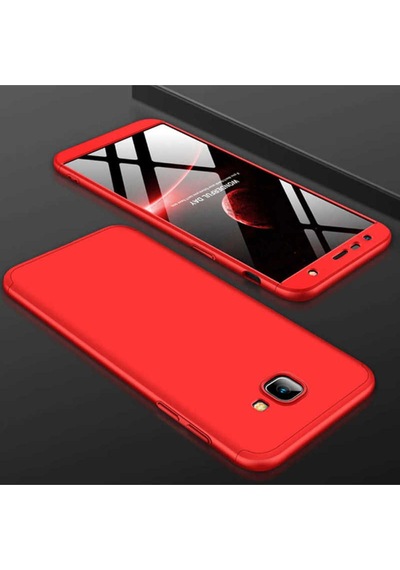 Samsung Uyumlu Galaxy J4 Plus Kılıf Zore Ays Kapak Kırmızı