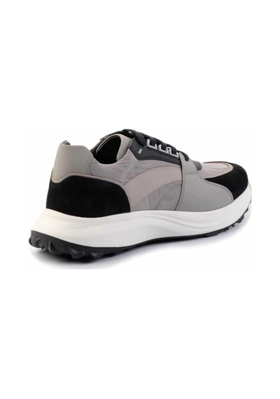 Bambi Siyah Leather Erkek Sneaker E01901289102 Siyah