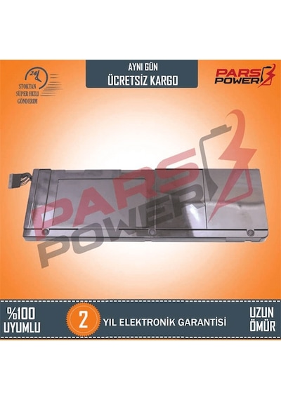 Apple Uyumlu MacBook Pro 17" A1297 (EMC 2272) Batarya - Pil 201453