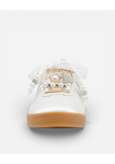 Steve Madden Degree-p Ivorysatın Kadın Ivorysatin Sneakers Degree-p Ivory Beyaz