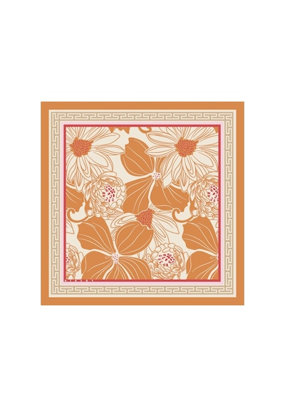 Sisley Flora Bandana/fular -2014-47 47 Turuncu