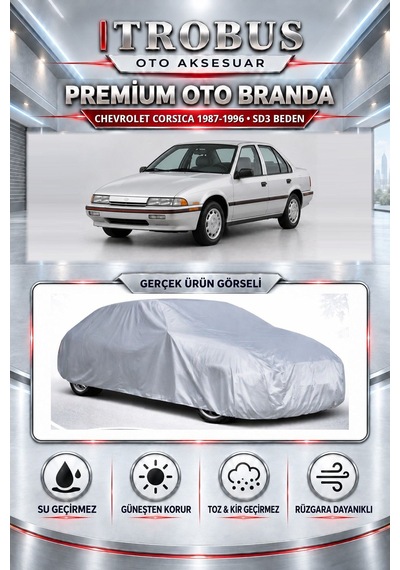 Chevrolet Corsica 1987-1996 Uyumlu Premium Araba Brandası Oto Branda Sd3 Beden
