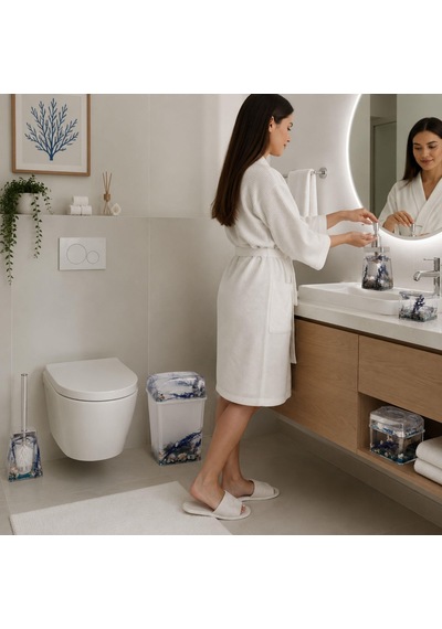 Bny-800 Pls. 5 Prc. Sulu Banyo Setı Çok Renkli