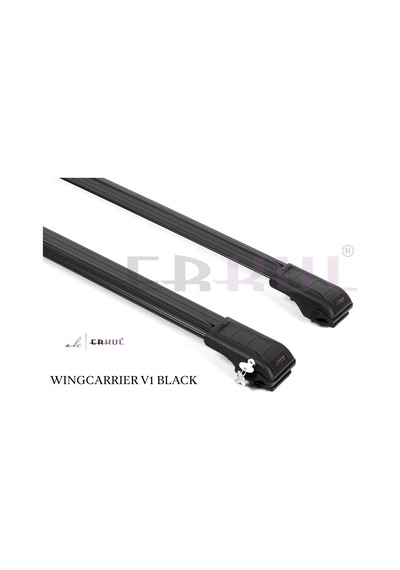 Erkul RENAULT-CLIO 3 SW 2006-2012 Ara Atkı Wingcarrier Siyah