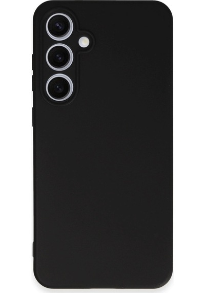 Samsung Uyumlu Galaxy S24 Fe Kılıf Nano İçi Kadife Silikon Siyah,