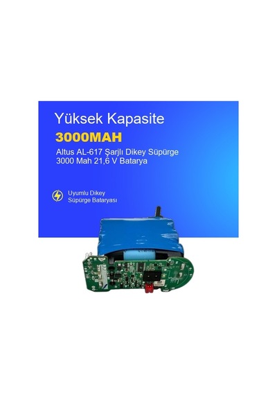 Grundig Vcp 4130 Şarjlı Dik Süpürge 3500 Mah Batarya