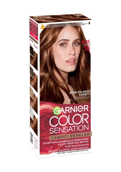 Garnier Çarpıcı Renkler 6.35 Çarpıcı Altın Kahve - 5 Adet Tarı
