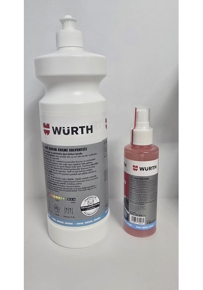 Würth Deri Bakım Kremi 1lt Solventsiz + Würth Araç Kokusu Venüs 1