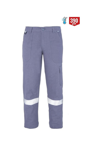 My Form Wınto 7/7 Gabardin Pamuklu Kumaş Teknik Pantolon-2142-grı Gri