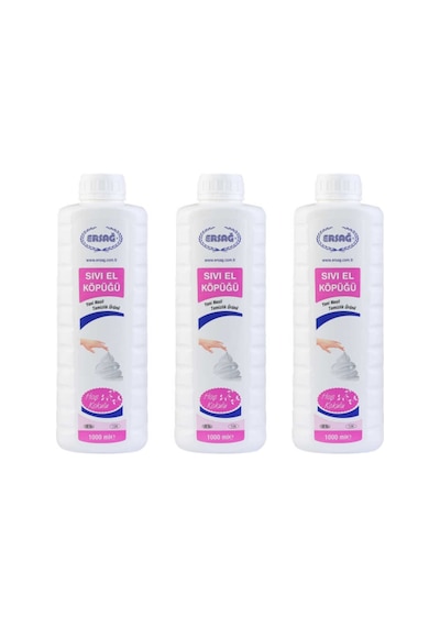 Ersağ Hoş Koku Sıvı El Köpüğü 1 L x 3