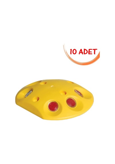 Yol Butonları Ufo Trafik Yol Butonu Reflektörlü Buton Yol Butonu 10 Adet