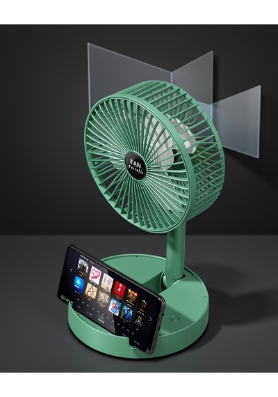 Mini Vantilatör Telefon Standlı Kompakt