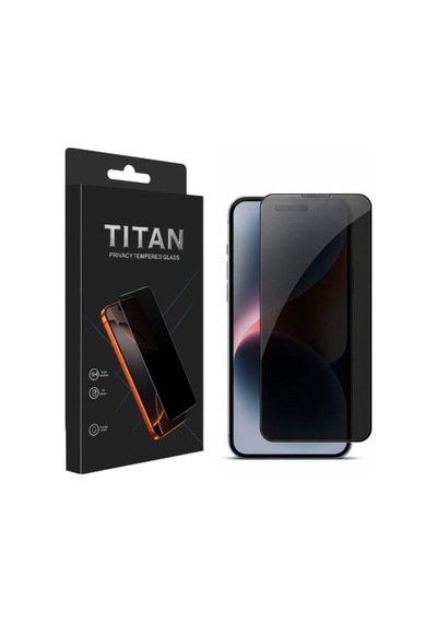 2 Adet Titan Serisi Apple iPhone 17 Pro Max İçin Uyumlu Hayalet Guard Özellikli Privacy Temperli Cam Ekran Koruyucu