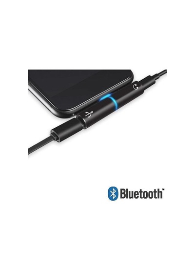 Apple Uyumlu iPhone Bluetoothlu Kulaklık Dönüştürücü Lighting & Aux 3.5Mm