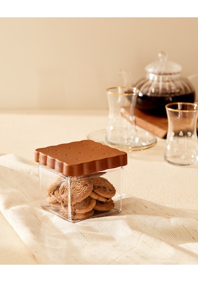 Madame Coco Biscuit Saklama Kabı Sakl0000000029 9,4x9,4x8,8 Cm-kahverengi