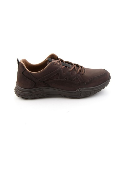 Bambi Kahve Nubuk Hakiki Deri Erkek Sneaker E01018272001