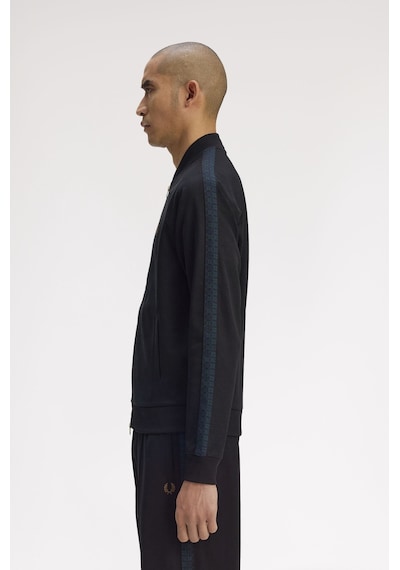 Fred Perry J1333 Black Watch Tartan Erkek Ceket Siyah