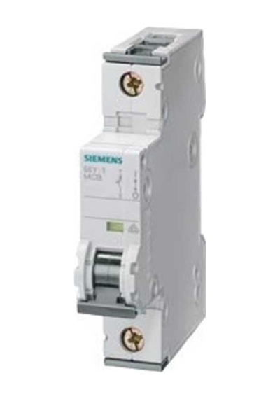 Siemens 5sy5110 7 10a 1 Fazlı Dc Anahtarlı Otomatik Sigorta 10ka C Tipi Yavaş Karakterli