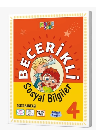 Fenomen Yayınları 4. Sınıf Becerikli Sosyal Bilgiler Soru Bankası